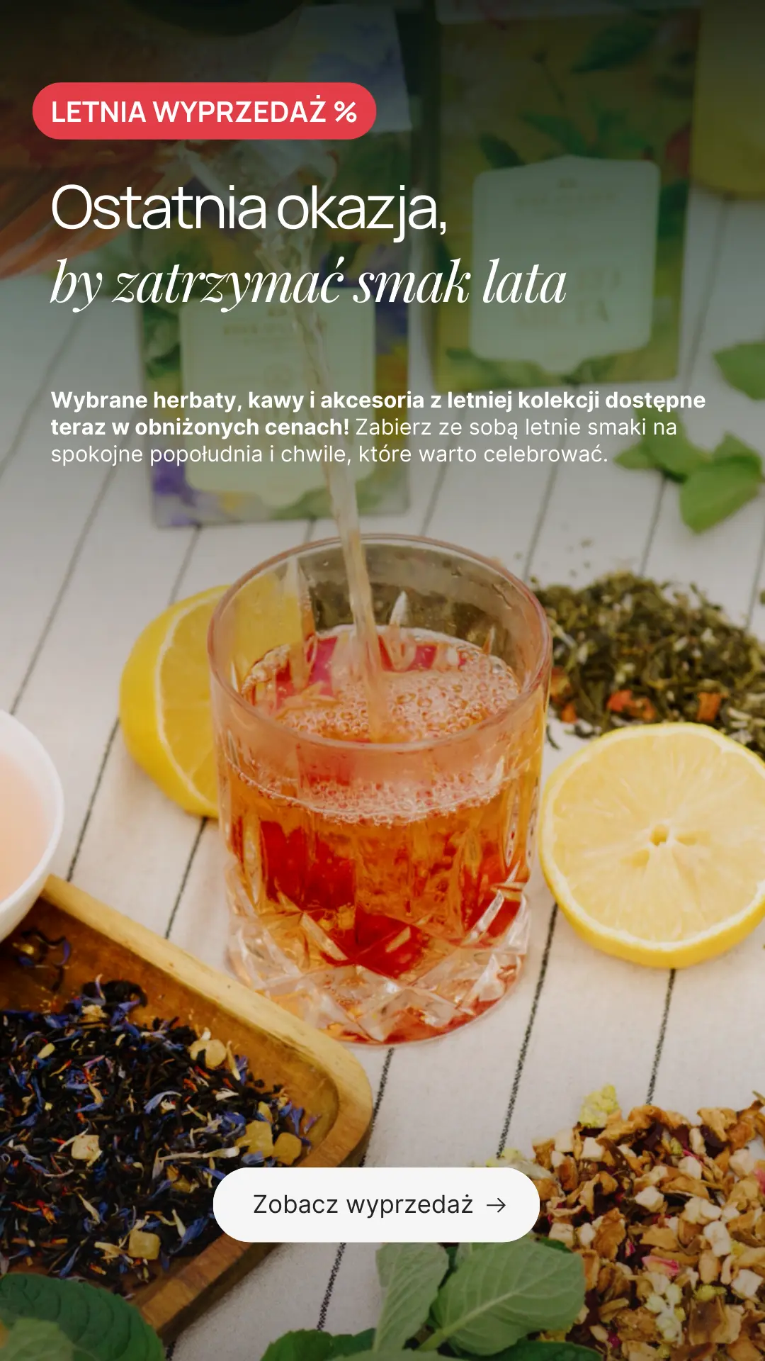 Letnia wyprzedaż – herbaty i kawy w promocji | Five o’clock